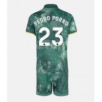 Tottenham Hotspur Pedro Porro #23 Tredjedraktsett Barn 2024-25 Kortermet (+ Korte bukser)